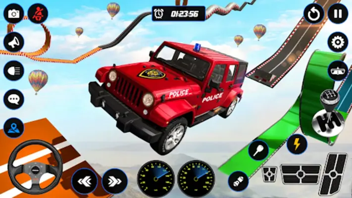 Police Cop Stunt Car Simulator android App screenshot 0