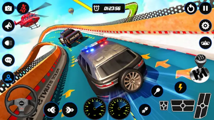 Police Cop Stunt Car Simulator android App screenshot 1