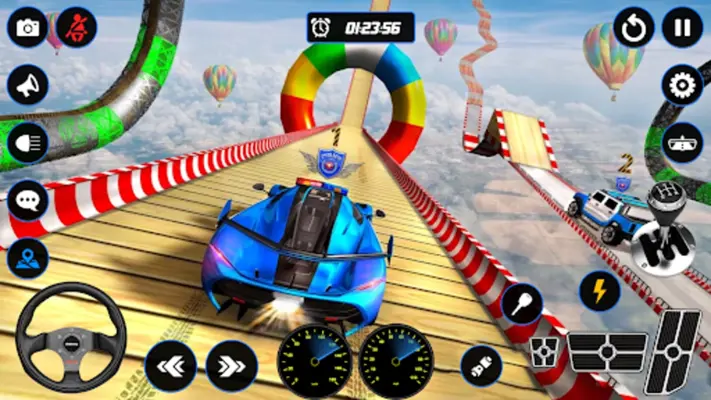 Police Cop Stunt Car Simulator android App screenshot 2