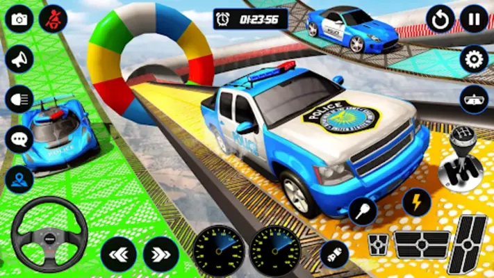 Police Cop Stunt Car Simulator android App screenshot 4